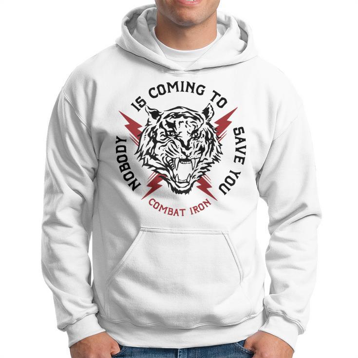 Hoodie with tiger on back sale