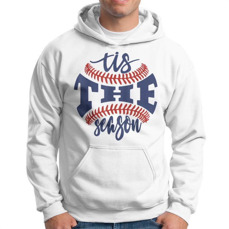 Tis The Season Baseball Mom Hoodie