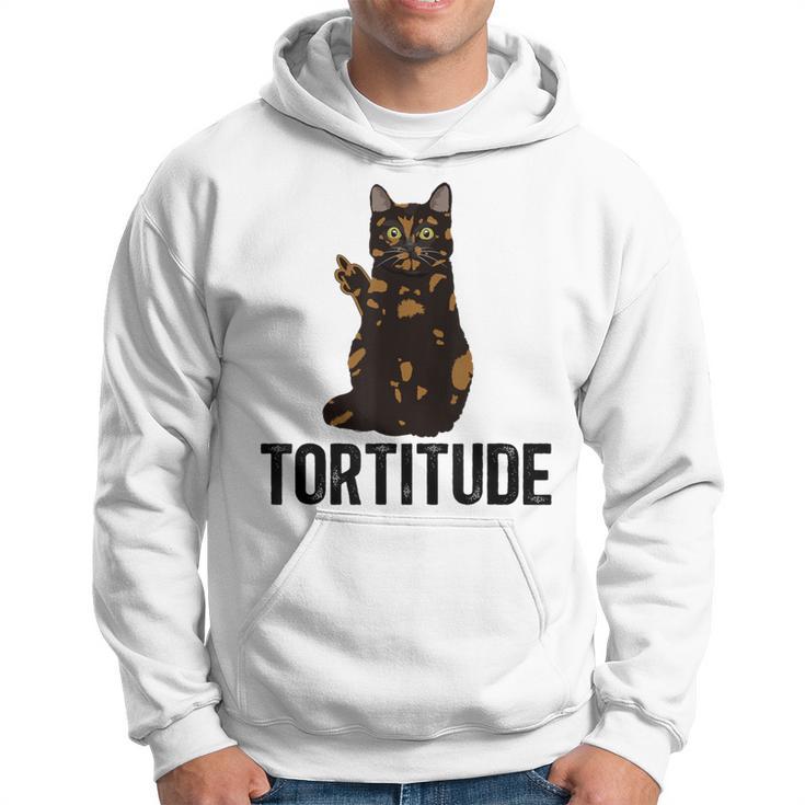 Tortitude Tortoiseshell Cat Owner Tortie Cat Lover Hoodie