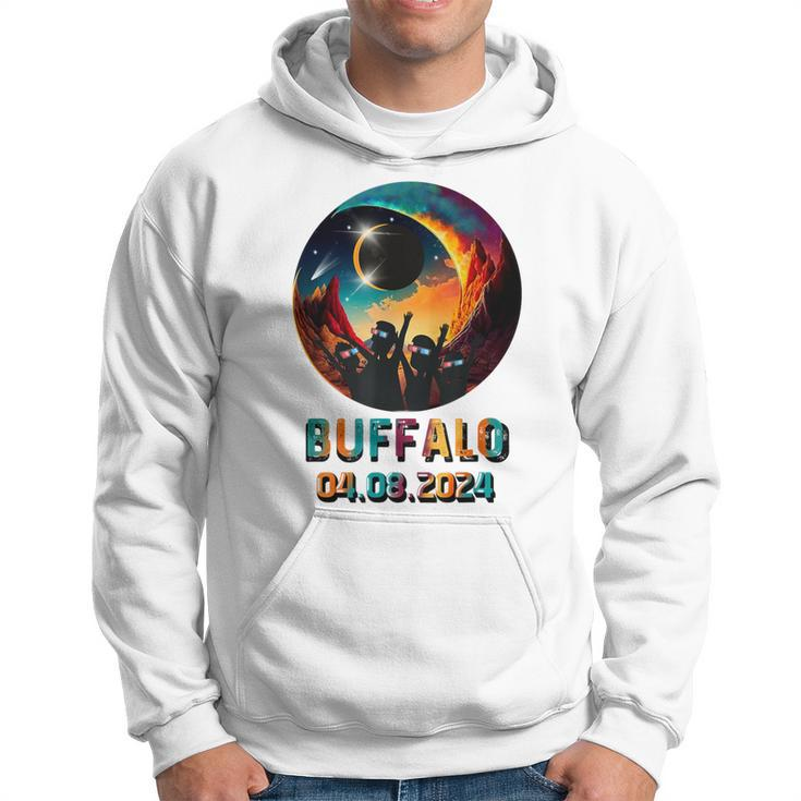 Total Solar Eclipse 2024 Totality Buffalo Hoodie