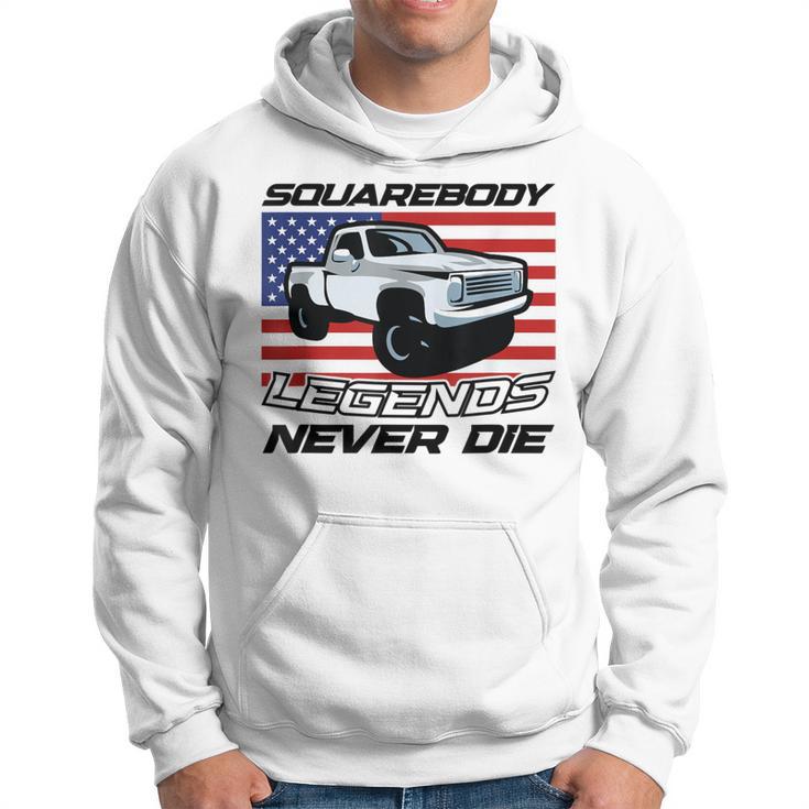 Truck Pickup 4X4 Pick Up Driver Legends Squarebody Hoodie