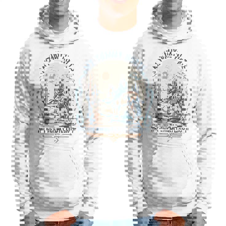 My Tummy Hurts But I'm Being Brave About It Hoodie