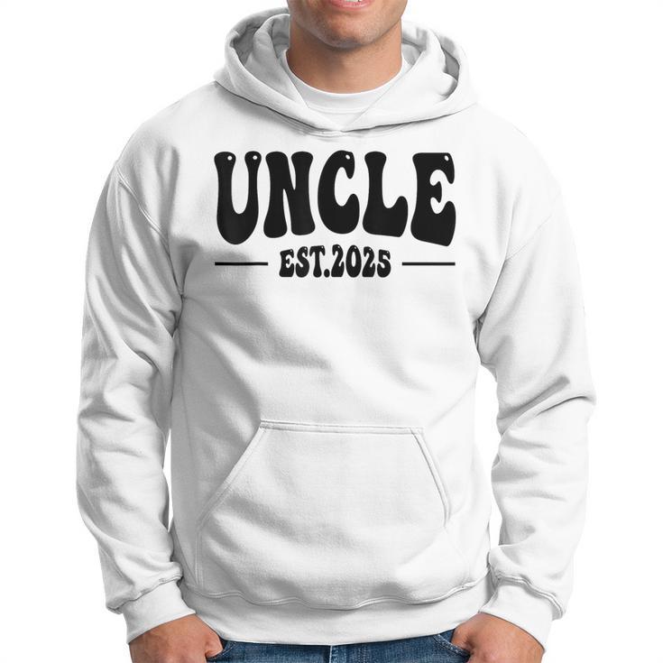 Uncle Est 2025 New Born Pregnancy Announcement Father's Day Hoodie