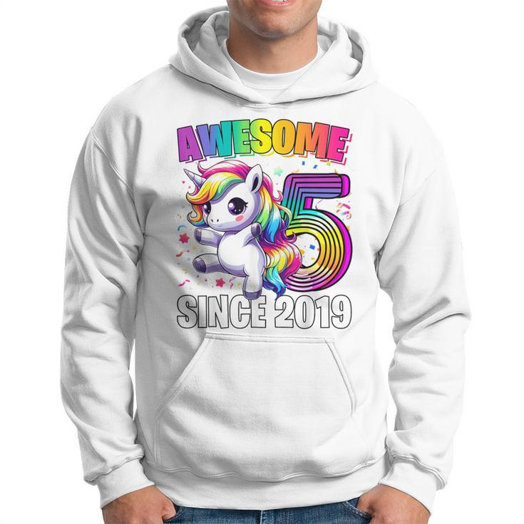 Unicorn 5Th Birthday 5 Year Old Unicorn Party Girls Outfit Hoodie