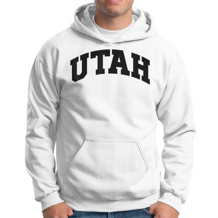 Utah College University Text Style Hoodie