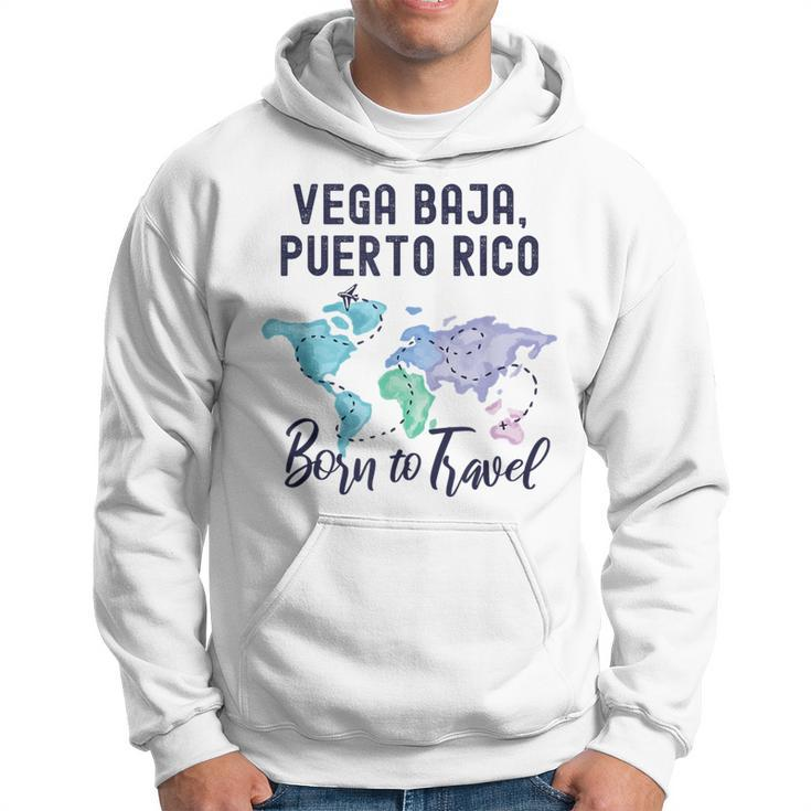 Vega Baja Puerto Rico Born To Travel World Explorer Hoodie
