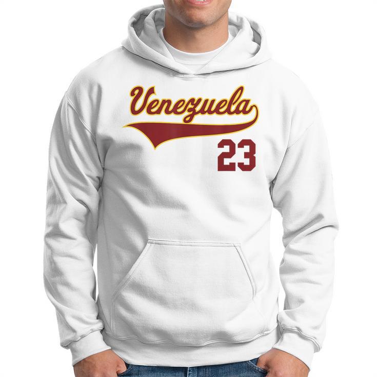 Venezuela Baseball Franela Vinotinto Beisbol 23 Hoodie