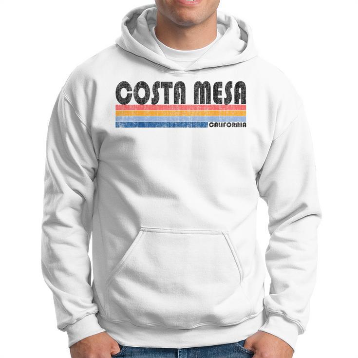 Vintage 1980S Style Costa Mesa Ca Hoodie