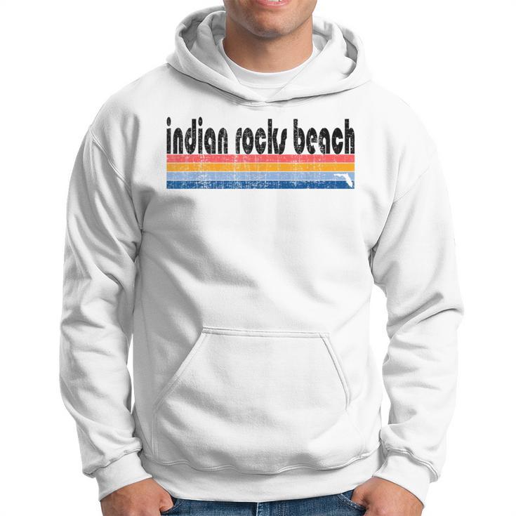 Vintage 80S Style Indian Rocks Beach Fl Hoodie