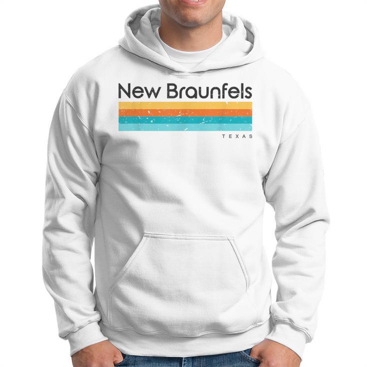 Vintage New Braunfels Tx Texas Usa Retro Hoodie