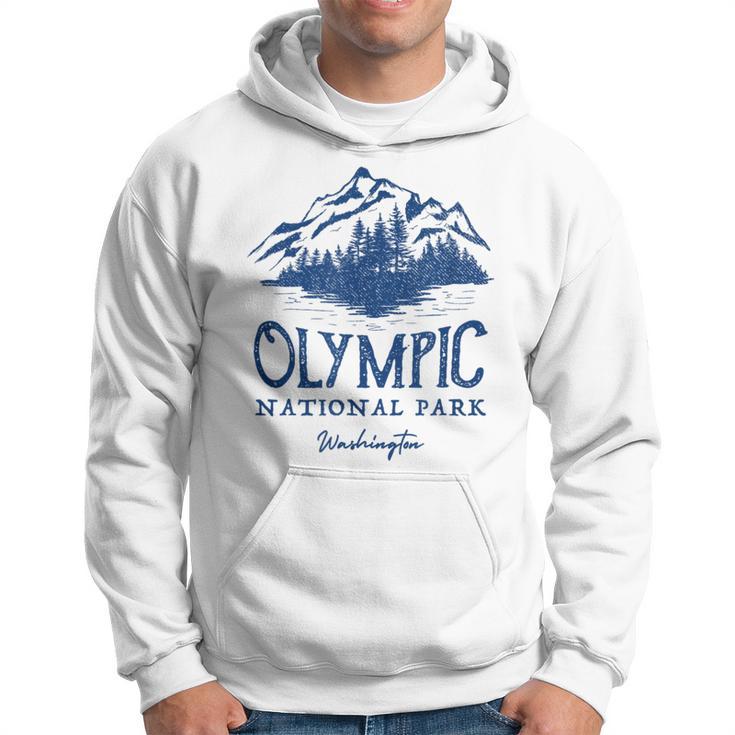 Vintage Olympic National Park Washington Hoodie