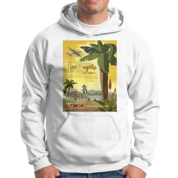 Vintage Poster Los Angeles Retro Hoodie