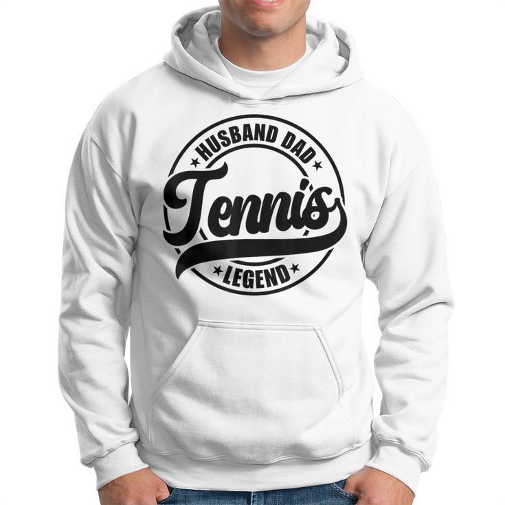 Vintage Retro Husband Dad Tennis Legend Father's Day Hoodie