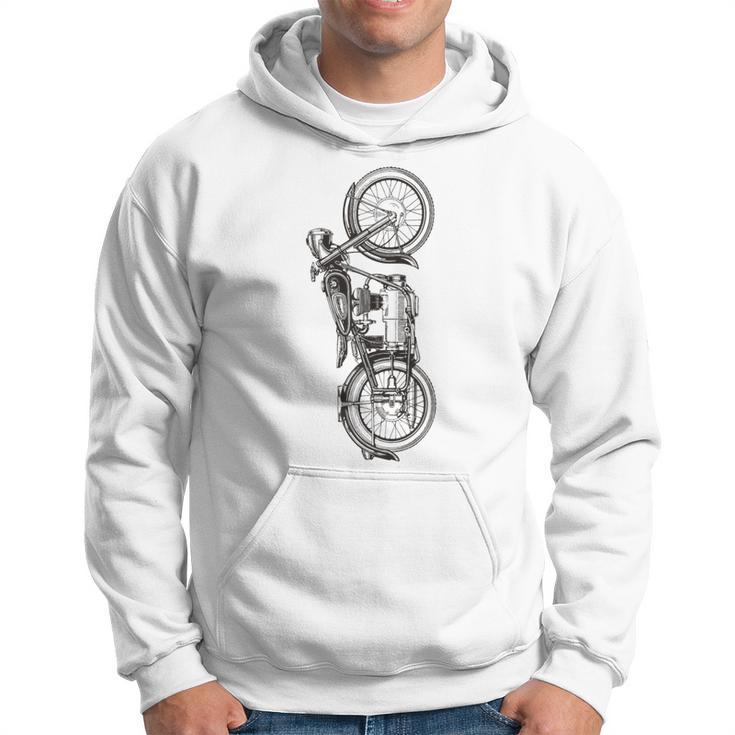 Vintage Retro Motorcycle T Hoodie