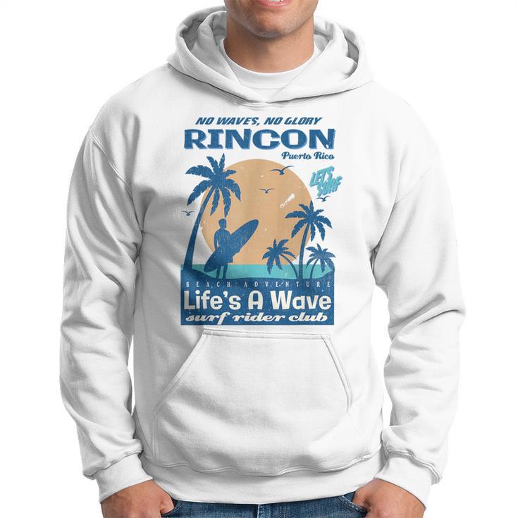 Vintage Rincon Puerto Rico Surf Rider Club Hoodie