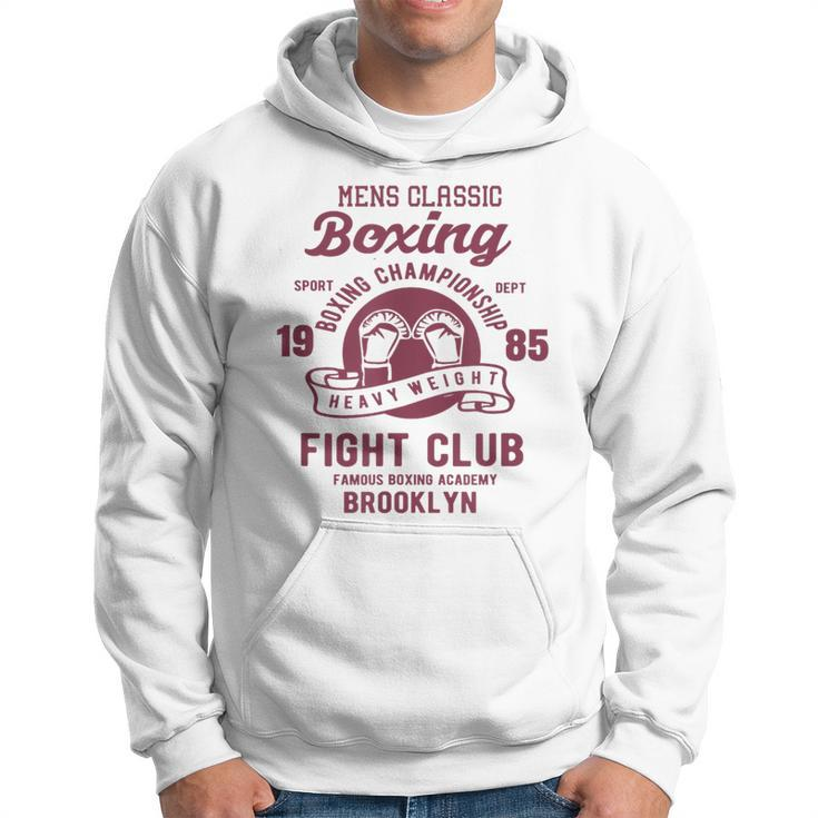 Vintage Style Boxing T Boxing Gloves Graphics Hoodie
