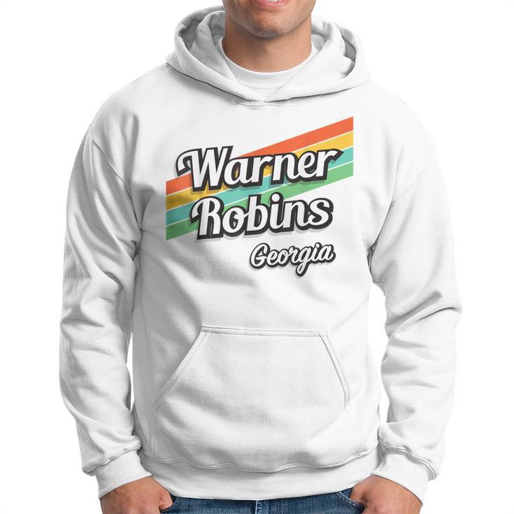 Warner Robins Georgia Retro Vintage Hoodie