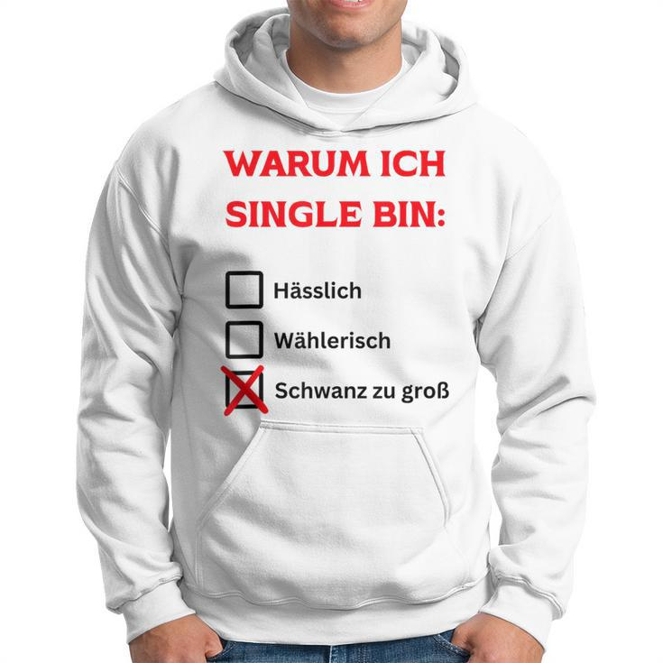 Warum Ich Single Bin German Hoodie