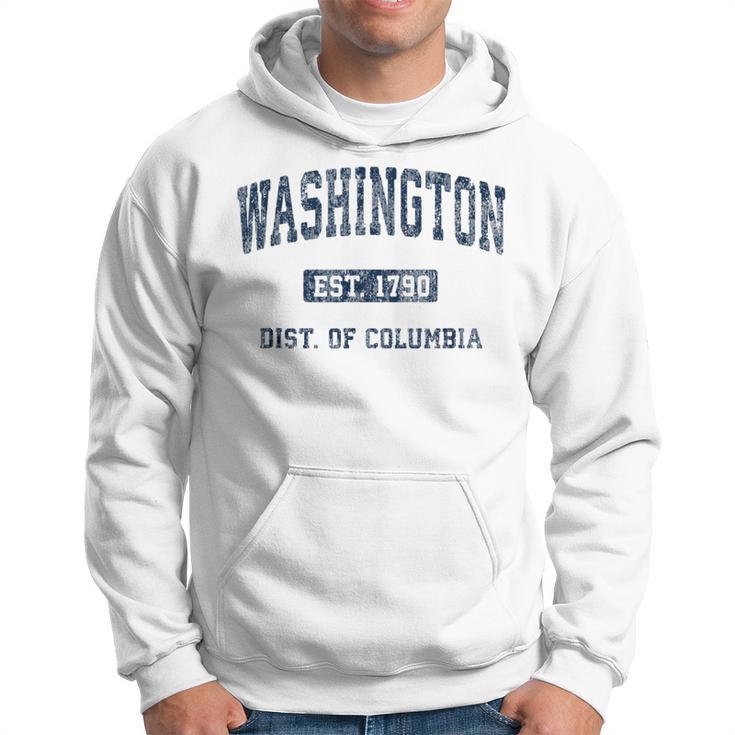 Washington Dc Vintage Athletic Sports Hoodie