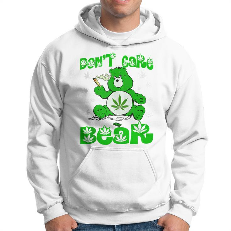 Weed Bear Herb Bear Don't Care Bear Marijuana Cannabis Hoodie