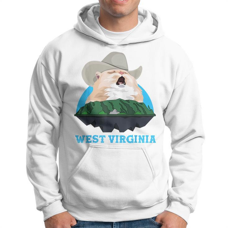 West Virginia Cowboy Cat Singing Meme Meowdy Hoodie