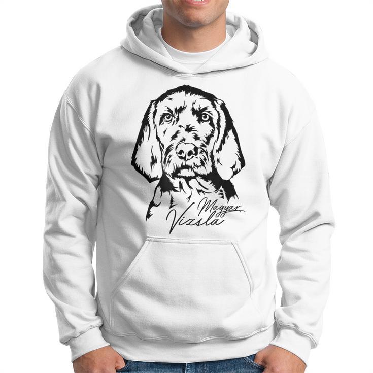 Wirehaar Magyarizsla Portrait Dog Hoodie