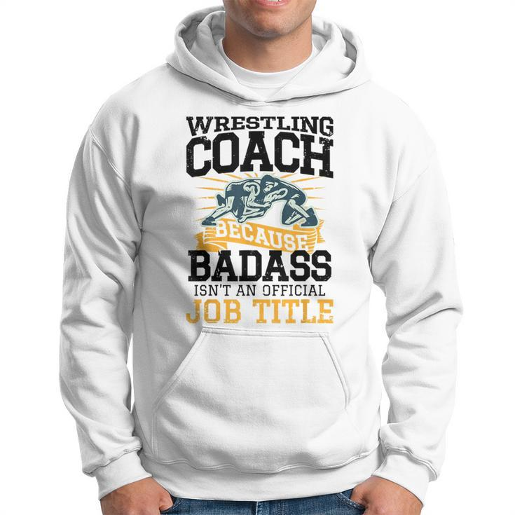 Wrestling Coach Vintage For Wrestle Man Hoodie