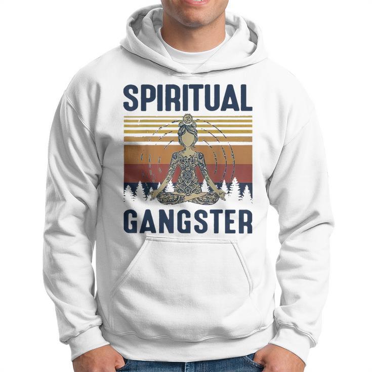 Yoga Girls Spiritual Gangsters Vintage Yoga Lover Hoodie