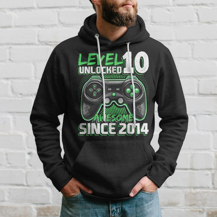 10Th Birthday Gamer 10 Year Old Bday Boy Ten Son Hoodie Gifts for Him
