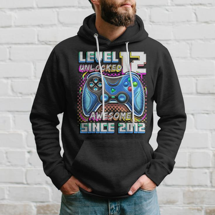 12Th Birthday Gamer 12 Year Old Bday Boy Twelve Son Hoodie Gifts for Him