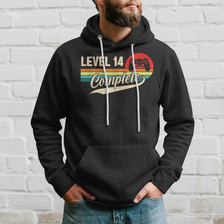 14 Wedding Anniversary For Couple Level 14 Complete Vintage Hoodie Gifts for Him
