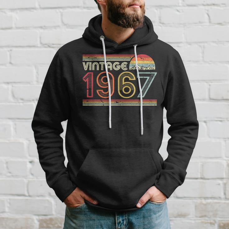 1967 VintageBirthday Retro Style Hoodie Gifts for Him