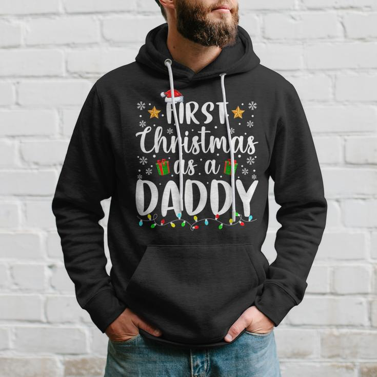 1St First Christmas As A Daddy New Parents Christmas Xmas Hoodie Gifts for Him