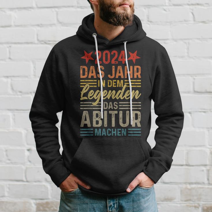 2024 Das Jahr In Dem Legenden Das Abitur Machen Abi 2024 Hoodie Geschenke für Ihn