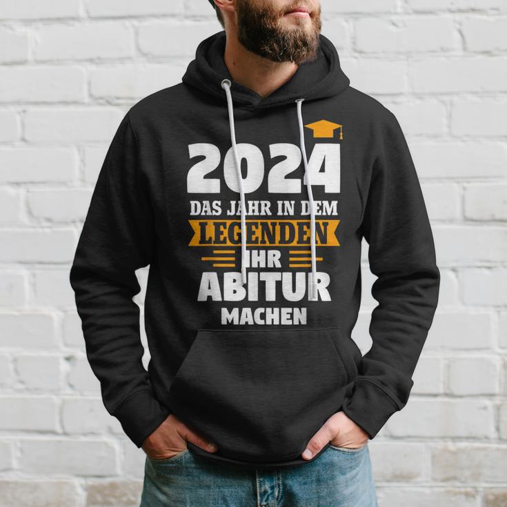 2024 Das Jahr In Dem Leggenden Abitur Bestanden Hoodie Geschenke für Ihn