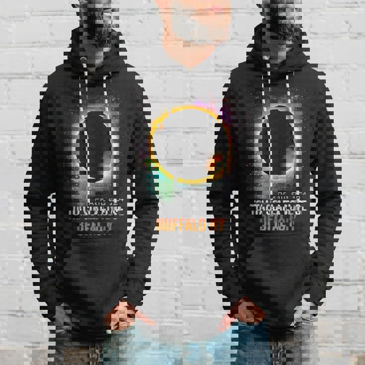 2024 Solar Eclipse Buffalo Ny Usa Totality April 8 2024 Hoodie Gifts for Him