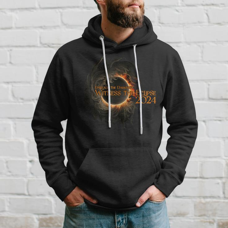 2024 Total Solar Eclipse April 8 Embrace The Darkness Hoodie Gifts for Him