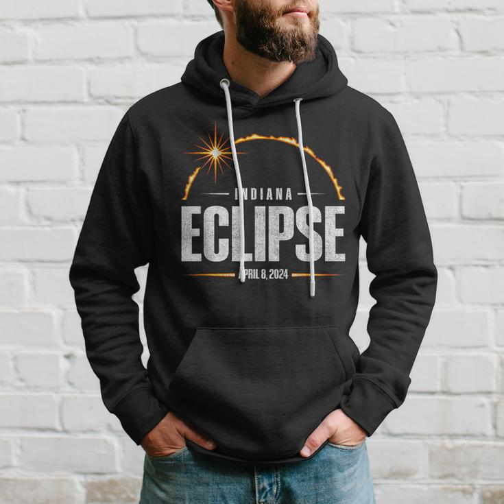 2024 Total Solar Eclipse Indiana Total Eclipse 2024 Hoodie Gifts for Him