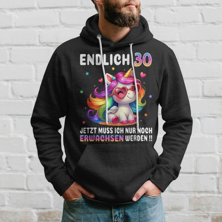 30 Geburtstag Geschenke Frau 30 Jahre Einhorn Party Outfit Kapuzenpullover Geschenke für Ihn