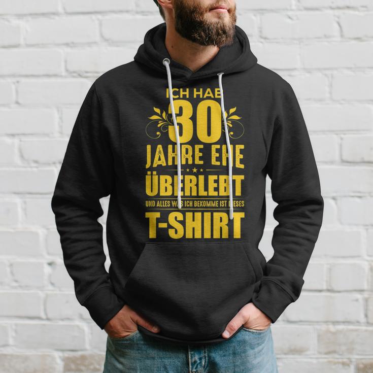 30 Jahreerheiratet Slogan Hoodie Geschenke für Ihn