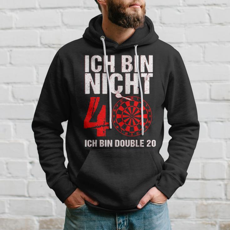 40 Geburtstag Geschenk-Idee Mann Lustiger Dart Spruch Darts Hoodie Geschenke für Ihn