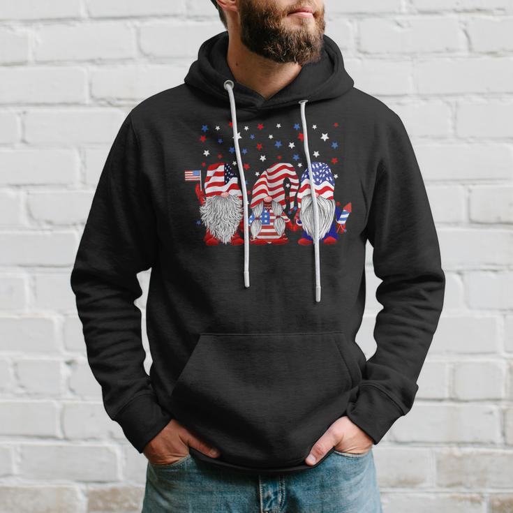 4Th Of July Gnomes Patriotic American Flag Cute Usa Gnome Hoodie Gifts for Him