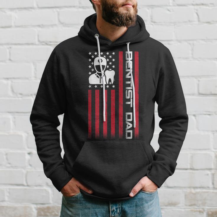 4Th Of July Us Flag Dentist Dad For Father's Day Hoodie Gifts for Him