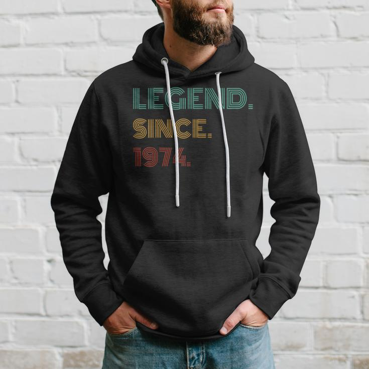 50 Years Old Legend Since 1974 50Th Birthday Hoodie Gifts for Him