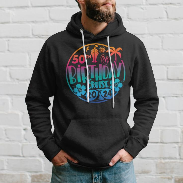 50Th Birthday Cruise 2024 Vacation Trip Matching Group Hoodie Gifts for Him