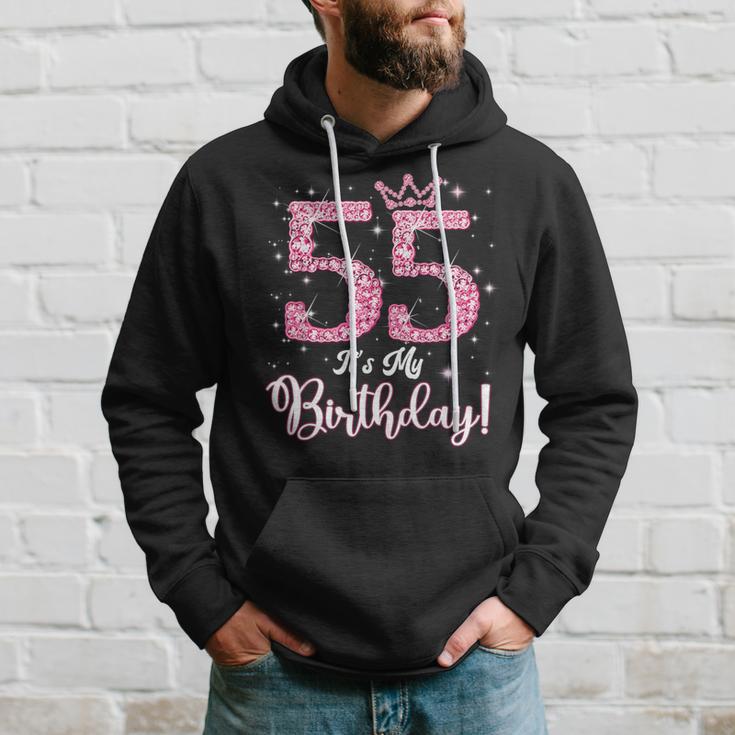 55 It's My Birthday Happy Birthday To Me 55Th Birthday Hoodie Gifts for Him