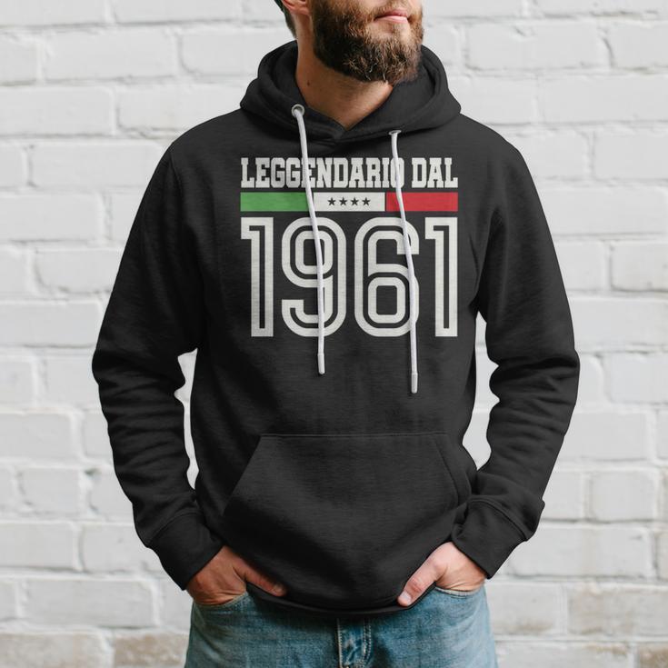 60 Anni Compleanno Nonno Papà Nato1961 Regalo Italiener Kapuzenpullover Geschenke für Ihn