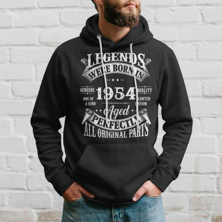 70Th Birthday Vintage Born In 1954 70 Years Old B-Day Hoodie Gifts for Him