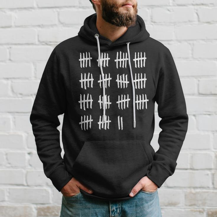 72Nd Birthday Outfit 72 Years Old Tally Marks Anniversary Hoodie Gifts for Him