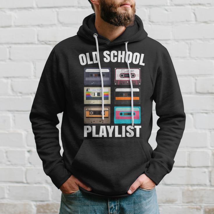 80Er 90Er Mixtape Playlist Kassette Oldschool Hoodie Geschenke für Ihn